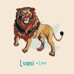 Lion sticker